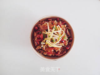 干贝花菇糯米饭 【电饭煲版本】的做法步骤：15