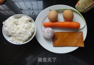 【蚝油鸡蛋炒饭】的做法步骤：1