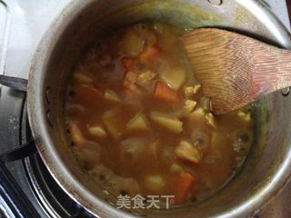 东南亚经典，懒人必备——咖喱鸡肉浇饭的做法步骤：5