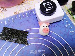 【熊猫海鲜便当】--可爱营养携带方便的做法步骤:14