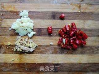 肉末韭菜炒粉条的做法步骤:4