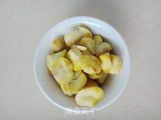 肉丁烧栗子的做法步骤：2