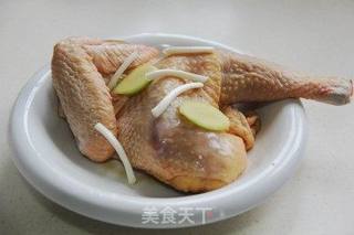 清蒸鸡的做法步骤:2