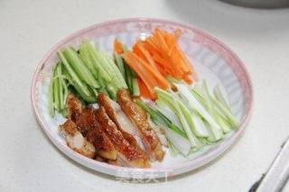 京味鸡肉卷的做法步骤:5