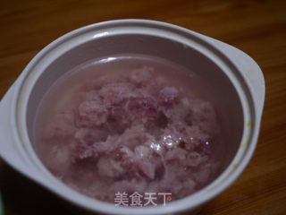 宝宝辅食:淮山莲子瘦肉粥的做法步骤:3