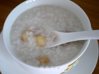 宝宝辅食:淮山莲子瘦肉粥的做法步骤:6