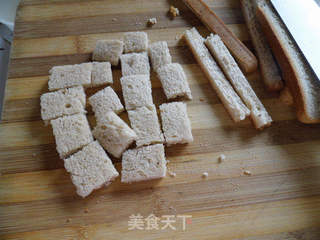 椰蓉面包布丁的做法步骤:4