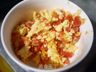 腊肠番茄蛋炒饭的做法步骤:4