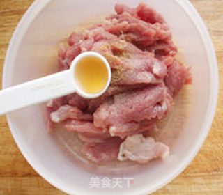 橙香里脊的做法步骤:3