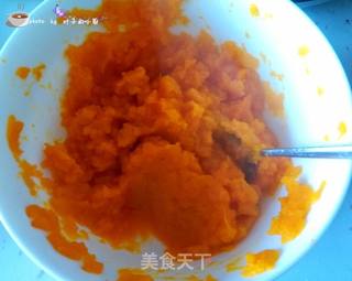 椰香南瓜糯米糍的做法步骤:3