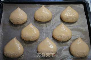 秋意浓浓的栗形面包的做法步骤:11