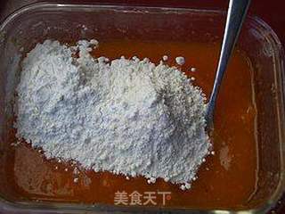 椰香柿子饼的做法步骤:3