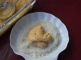 椰香柿子饼的做法步骤:5
