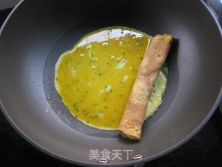无油鸡蛋卷的做法步骤:7