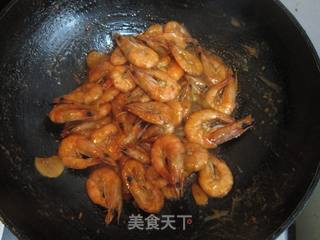 豆瓣酱炒虾的做法步骤:9