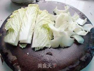 栗子烧白菜的做法步骤:2