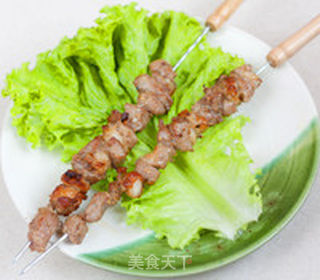 烤羊肉串的做法步骤:12