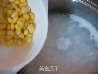 玉米蛋花粥的做法步骤:6