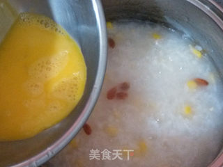 玉米蛋花粥的做法步骤:10