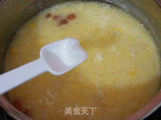 玉米蛋花粥的做法步骤:11