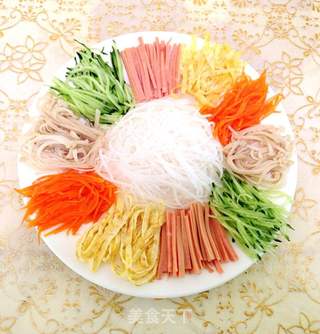 【牡丹燕菜】---凉菜版的也惊艳的做法步骤:7