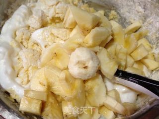 焦糖香蕉乳酪蛋糕的做法步骤:13