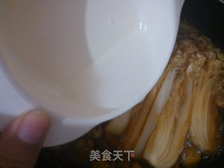 板栗烧白菜的做法步骤:12