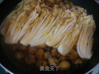 板栗烧白菜的做法步骤:9