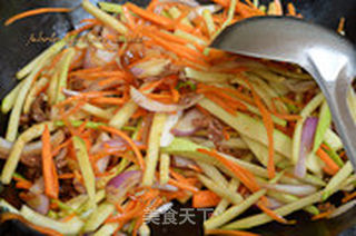 羊肉炒面的做法步骤:6
