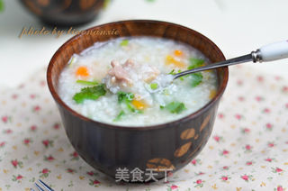 胡萝卜羊肉粥的做法步骤:8