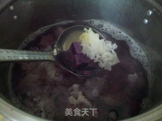 紫薯银耳羹的做法步骤:5