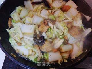 【白菜猪肉炖粉条】--大盆才够味,附八宝米饭和快速咸菜做法的做法步骤:9