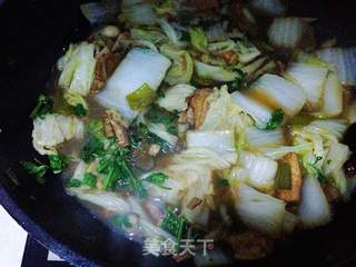 【白菜猪肉炖粉条】--大盆才够味,附八宝米饭和快速咸菜做法的做法步骤:10
