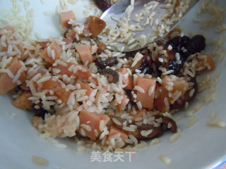 【糯米灌肠】--米饭也可以很美味的做法步骤:9