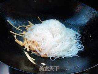 甜笋炒粉丝的做法步骤:7