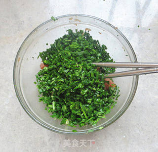 猪肉韭菜煎饺的做法步骤:6