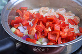 虾仁鸡蛋捞面的做法步骤:6