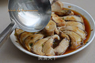 清蒸鱼排的做法步骤:11
