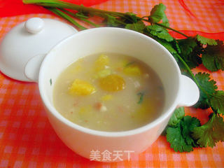红薯花生粥的做法步骤:7