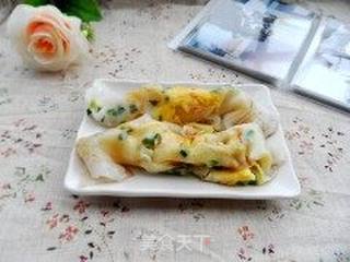 鸡蛋肠粉的做法步骤：7