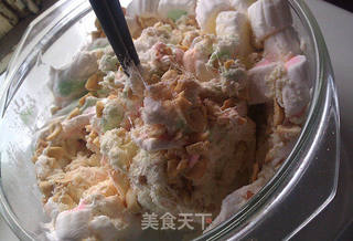 棉花糖的华丽变身---手工牛轧糖的做法步骤:4