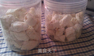 棉花糖的华丽变身---手工牛轧糖的做法步骤:9