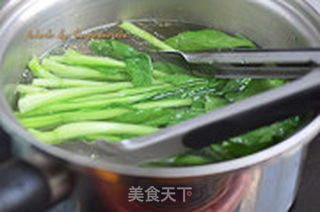 葱油菜心的做法步骤:3