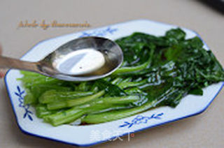 葱油菜心的做法步骤:9