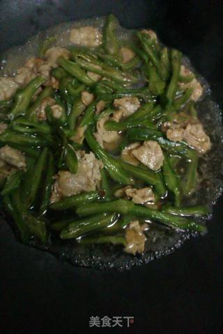 刀豆干炒肉片的做法步骤:6