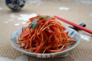 拌胡萝卜丝的做法步骤：6