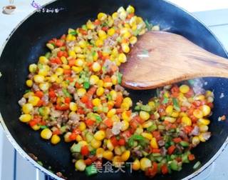 儿童创意菜谱----花朵炒饭的做法步骤:10
