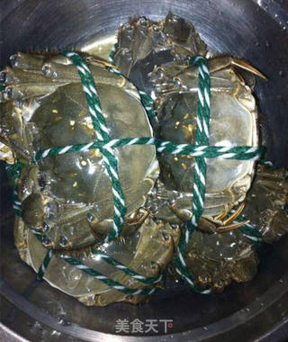 清蒸大闸蟹的做法步骤:2