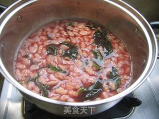 教你简单一招做好看又好吃的面食——苋汁麻食的做法步骤:11