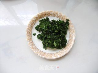 【教你做最简单的花卷】酷爱这一种特别的味道——椒叶小花卷的做法步骤:5